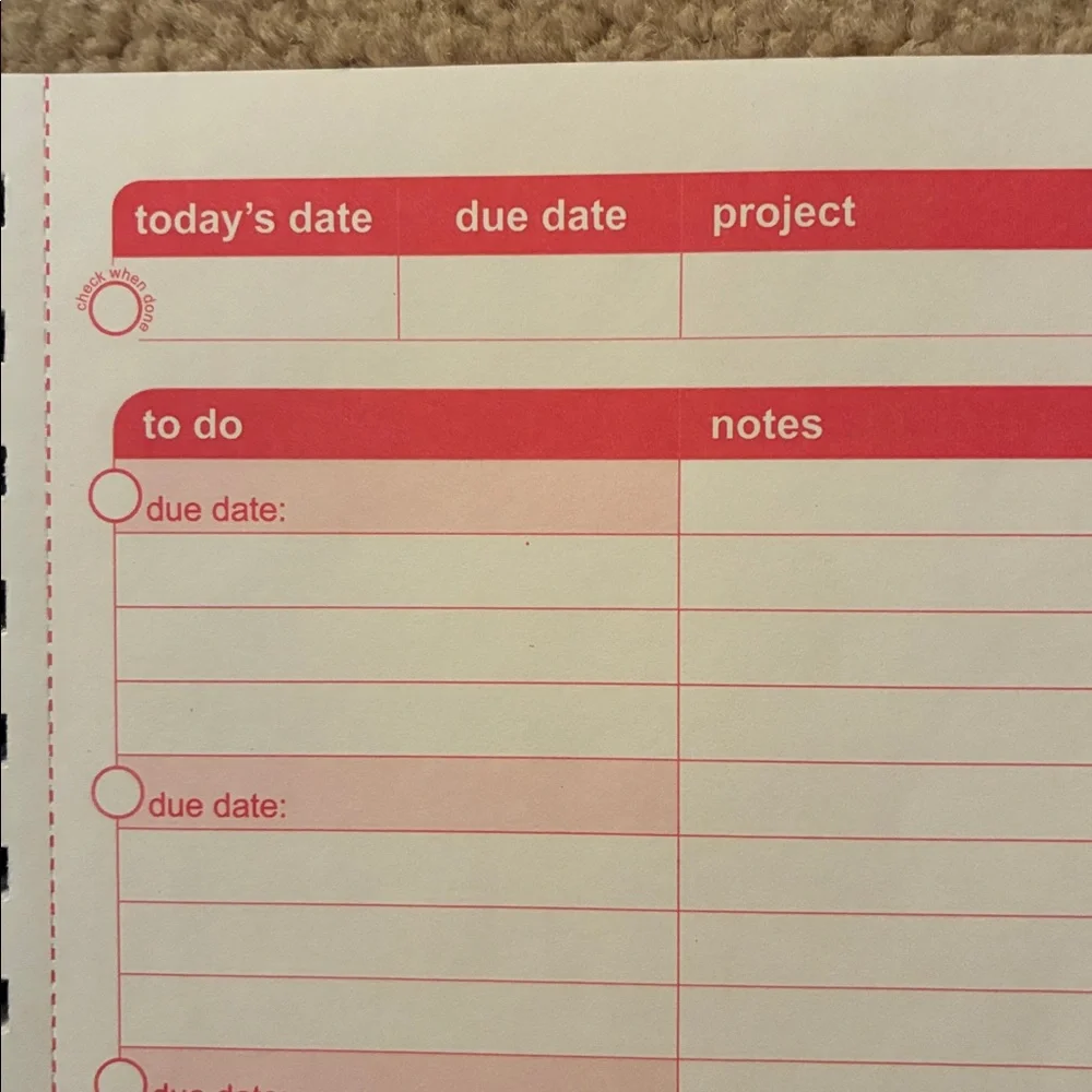 Markings By C.R. Gibson Make It Happen Project Planner - 200 Pages